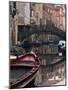 Boats Rest on Still Canal Water, Venice, Italy-Wendy Kaveney-Mounted Photographic Print