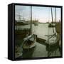 Boats, Saint-Nazaire (Loire-Atlantique, France), around 1900-Leon, Levy et Fils-Framed Stretched Canvas