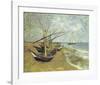 Boats Saintes-maries-Vincent van Gogh-Framed Art Print