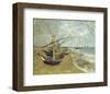 Boats Saintes-maries-Vincent van Gogh-Framed Giclee Print