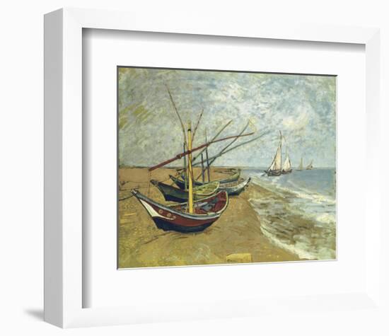 Boats Saintes-maries-Vincent van Gogh-Framed Giclee Print