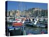 Boats, the Old Fort, La Cala, Palermo, Sicily, Italy-Peter Thompson-Stretched Canvas