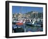 Boats, the Old Fort, La Cala, Palermo, Sicily, Italy-Peter Thompson-Framed Photographic Print