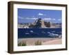 Boats Used for Recreation Moored in Wahweap Marina on Lake Powell in Arizona, USA-Tomlinson Ruth-Framed Photographic Print