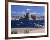 Boats Used for Recreation Moored in Wahweap Marina on Lake Powell in Arizona, USA-Tomlinson Ruth-Framed Photographic Print