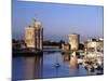 Boats, Vieux Port, Tour Saint-Nicolas, Tour De La Chaine, La Rochelle, France-David Barnes-Mounted Photographic Print