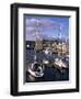 Boats, with Dover Castle Beyond, Dover, Kent, England, United Kingdom-Charles Bowman-Framed Photographic Print