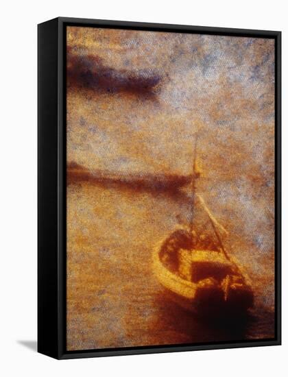 Boats-Andre Burian-Framed Stretched Canvas