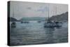 Boats-Jennifer Wright-Stretched Canvas