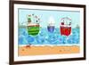 Boats-Peter Adderley-Framed Premium Giclee Print