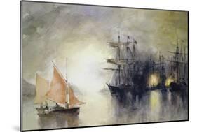 Boats-John Lidzey-Mounted Giclee Print