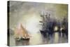 Boats-John Lidzey-Stretched Canvas