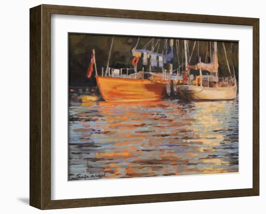 Boats-Jennifer Wright-Framed Giclee Print