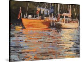 Boats-Jennifer Wright-Stretched Canvas