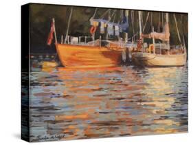 Boats-Jennifer Wright-Stretched Canvas