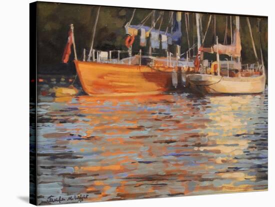 Boats-Jennifer Wright-Stretched Canvas