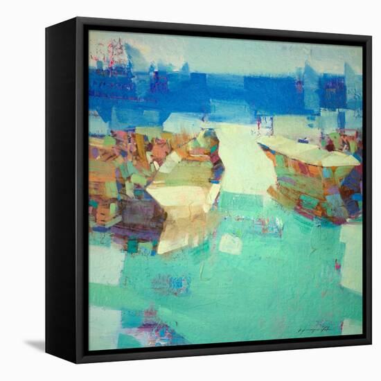 Boats-Vahe Yeremyan-Framed Stretched Canvas