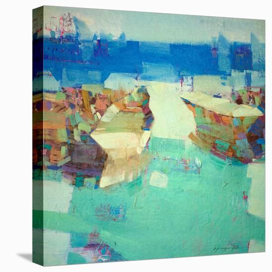 Boats-Vahe Yeremyan-Stretched Canvas