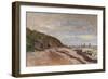 Boatyard Near Honfleur; Le Chantier De Petits Navires, Pres De Honfleur, 1864-Claude Monet-Framed Giclee Print