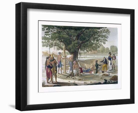 Boatyard Near Kupang, Timor, Plate 9, Le Costume Ancien et Moderne, c.1820-30-Felice Campi-Framed Giclee Print