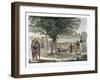 Boatyard Near Kupang, Timor, Plate 9, Le Costume Ancien et Moderne, c.1820-30-Felice Campi-Framed Giclee Print