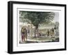 Boatyard Near Kupang, Timor, Plate 9, Le Costume Ancien et Moderne, c.1820-30-Felice Campi-Framed Giclee Print