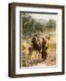 Boaz and Ruth - Bible-William Brassey Hole-Framed Giclee Print