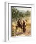 Boaz and Ruth - Bible-William Brassey Hole-Framed Premium Giclee Print