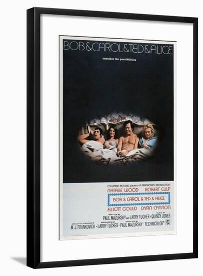 Bob and Carol and Ted and Alice, 1969-null-Framed Giclee Print