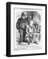 Bob and the Bobby, or Only His Fun, 1869-Joseph Swain-Framed Giclee Print