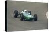 Bob Anderson Driving a Brabham Climax, Dutch Grand Prix, Zandvoort, Holland, 1964-null-Stretched Canvas