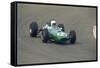 Bob Anderson Driving a Brabham Climax, Dutch Grand Prix, Zandvoort, Holland, 1964-null-Framed Stretched Canvas