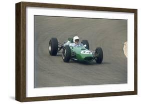 Bob Anderson Driving a Brabham Climax, Dutch Grand Prix, Zandvoort, Holland, 1964-null-Framed Photographic Print