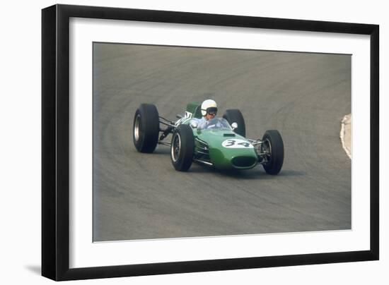 Bob Anderson Driving a Brabham Climax, Dutch Grand Prix, Zandvoort, Holland, 1964-null-Framed Photographic Print