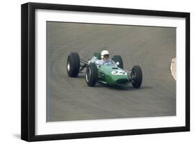 Bob Anderson Driving a Brabham Climax, Dutch Grand Prix, Zandvoort, Holland, 1964-null-Framed Photographic Print