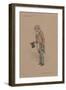 Bob Cratchit - a Christmas Carol, C.1920s-Joseph Clayton Clarke-Framed Giclee Print