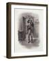 Bob Cratchit and Tiny Tim, Charles Dickens: A Gossip About His Life, by T.Archer, Pub. c.1894-Frederick Barnard-Framed Giclee Print