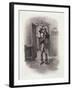 Bob Cratchit and Tiny Tim, Charles Dickens: A Gossip About His Life, by T.Archer, Pub. c.1894-Frederick Barnard-Framed Giclee Print