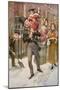 Bob Cratchit and Tiny Tim, Illustration for 'Character Sketches from Dickens' Compiled by B.W.…-Harold Copping-Mounted Giclee Print