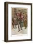 Bob Cratchit and Tiny Tim-null-Framed Photographic Print