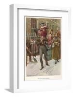 Bob Cratchit and Tiny Tim-null-Framed Photographic Print