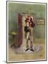 Bob Cratchit with "Tiny Tim" His Crippled Youngest Son-Frederick Barnard-Mounted Art Print