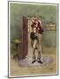 Bob Cratchit with "Tiny Tim" His Crippled Youngest Son-Frederick Barnard-Mounted Art Print