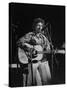 Bob Dylan during Rock Concert at Madison Square Garden-Bill Ray-Stretched Canvas