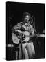 Bob Dylan during Rock Concert at Madison Square Garden-Bill Ray-Stretched Canvas