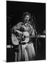 Bob Dylan during Rock Concert at Madison Square Garden-Bill Ray-Mounted Premium Photographic Print