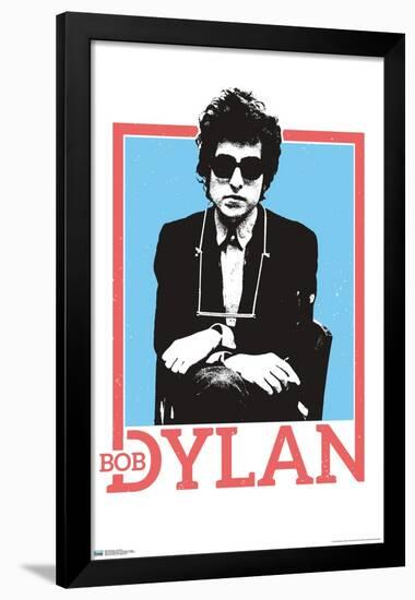 Bob Dylan - Harmonica-Trends International-Framed Poster