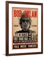 Bob Dylan Manchester Free Trade Hall-null-Framed Poster