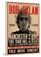 Bob Dylan Manchester Free Trade Hall-null-Framed Poster
