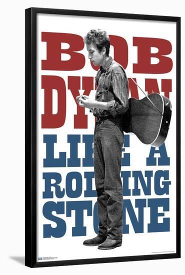 Bob Dylan - Standing-Trends International-Framed Poster